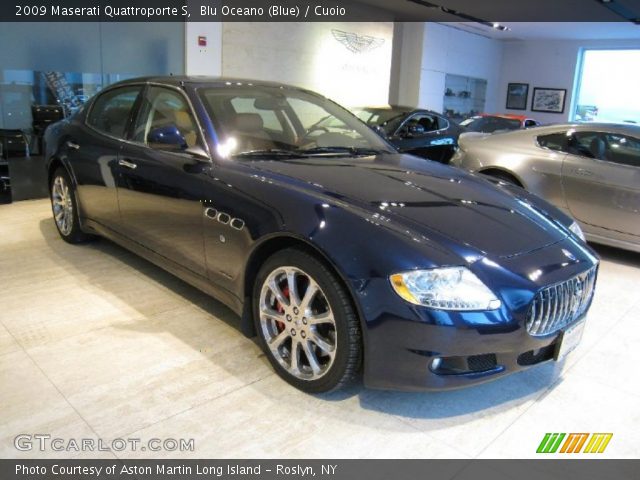 2009 Maserati Quattroporte S in Blu Oceano (Blue)