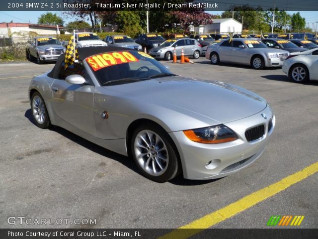 2004 BMW Z4 2.5i Roadster in Titanium Silver Metallic
