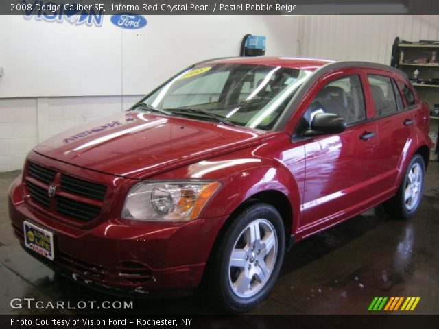 2008 Dodge Caliber SE in Inferno Red Crystal Pearl