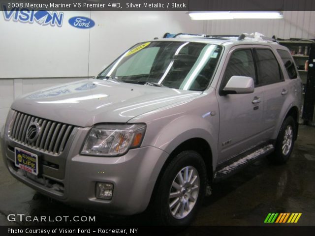2008 Mercury Mariner V6 Premier 4WD in Silver Metallic