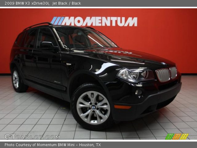 2009 BMW X3 xDrive30i in Jet Black