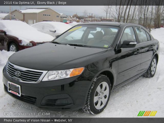 2010 Kia Optima LX in Ebony Black