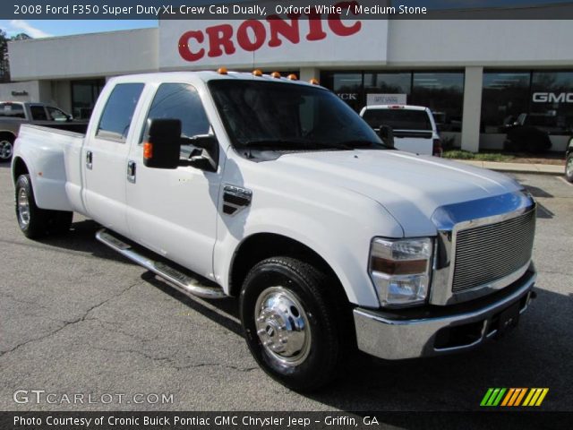 2008 Ford F350 Super Duty XL Crew Cab Dually in Oxford White