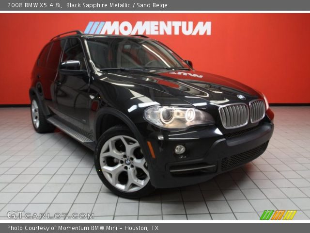 2008 BMW X5 4.8i in Black Sapphire Metallic