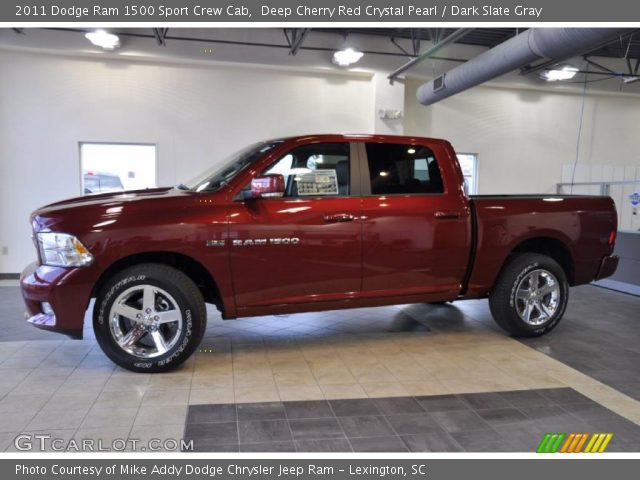 2011 Dodge Ram 1500 Sport Crew Cab in Deep Cherry Red Crystal Pearl