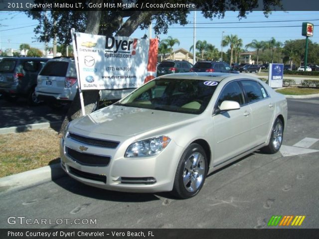 2011 Chevrolet Malibu LT in Gold Mist Metallic