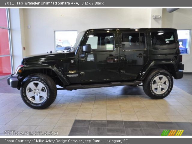 2011 Jeep Wrangler Unlimited Sahara 4x4 in Black