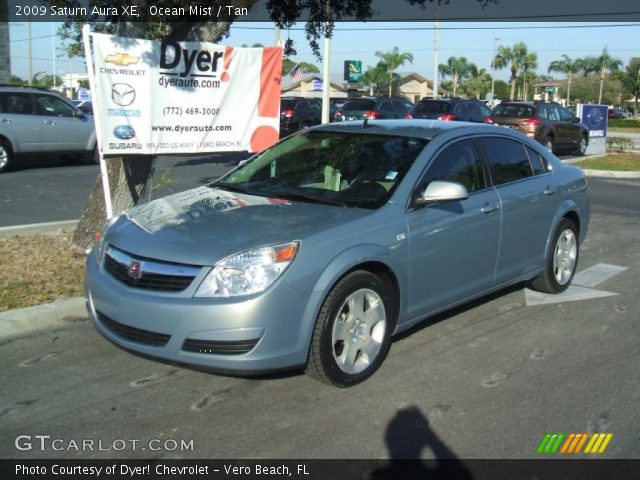 2009 Saturn Aura XE in Ocean Mist