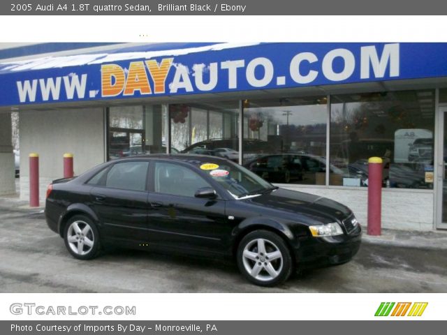 2005 Audi A4 1.8T quattro Sedan in Brilliant Black