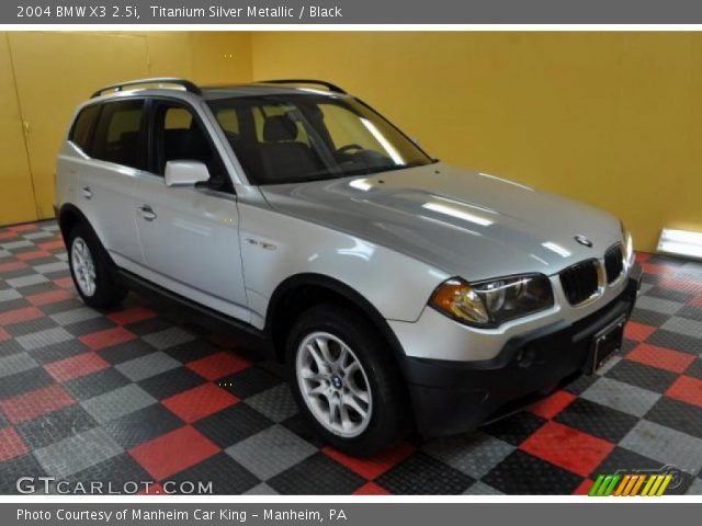 2004 BMW X3 2.5i in Titanium Silver Metallic