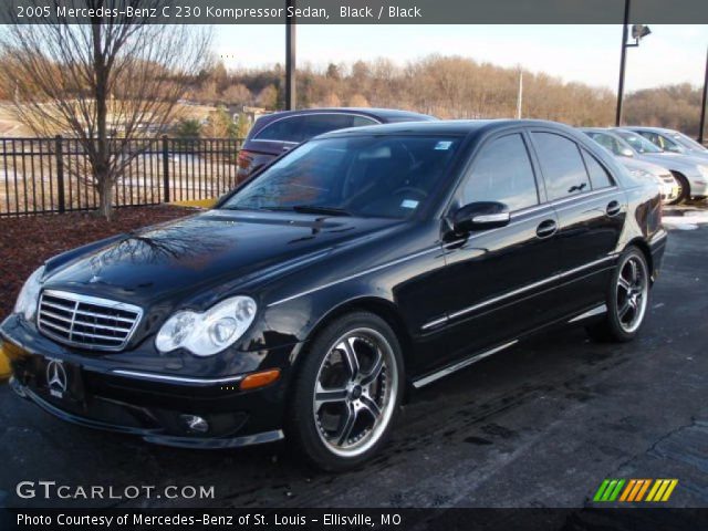 2005 Mercedes-Benz C 230 Kompressor Sedan in Black