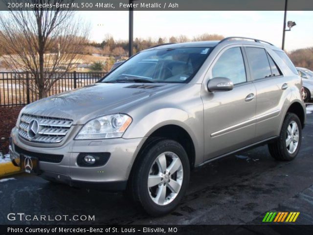 2006 Mercedes-Benz ML 500 4Matic in Pewter Metallic