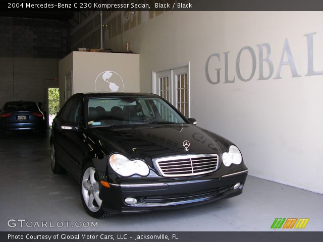 2004 Mercedes-Benz C 230 Kompressor Sedan in Black