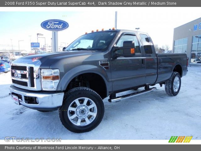 Dark Shadow Grey Metallic 2008 Ford F350 Super Duty Lariat