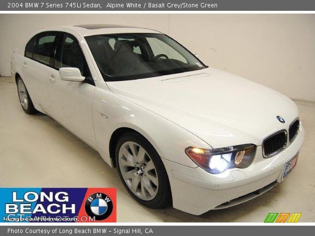 2004 BMW 7 Series 745Li Sedan in Alpine White