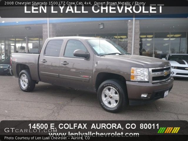 2008 Chevrolet Silverado 1500 LTZ Crew Cab 4x4 in Desert Brown Metallic