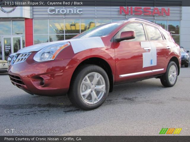 2011 Nissan rogue cayenne red