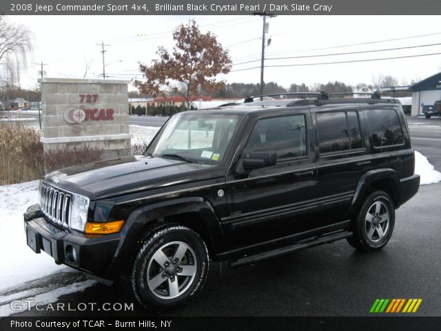 2008 Jeep Commander Sport 4x4 in Brilliant Black Crystal Pearl
