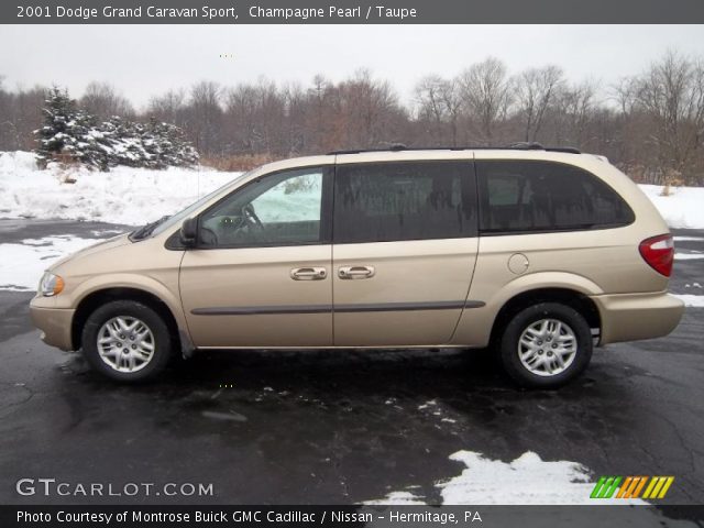 2001 Dodge Grand Caravan Sport in Champagne Pearl