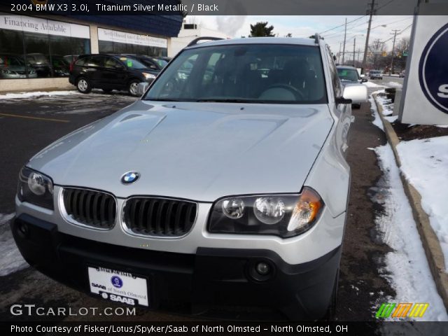 2004 BMW X3 3.0i in Titanium Silver Metallic