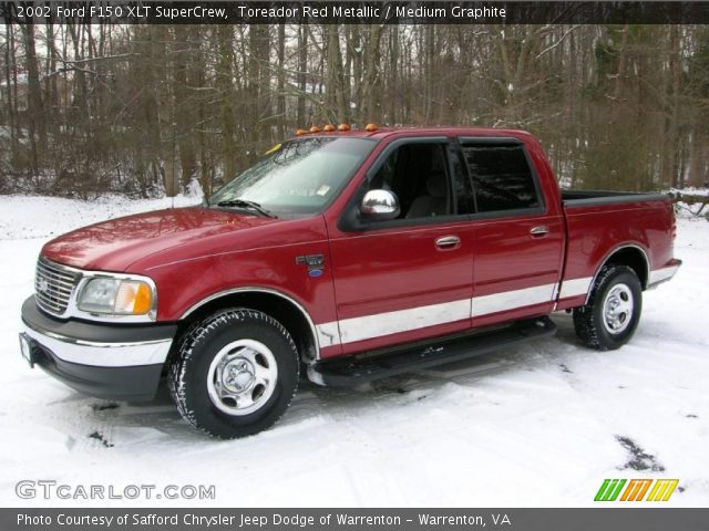 2002 Ford F150 XLT SuperCrew in Toreador Red Metallic