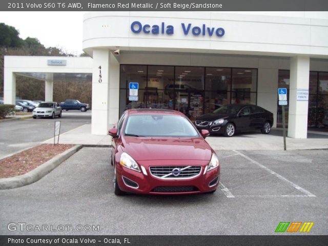 2011 Volvo S60 T6 AWD in Flamenco Red Metallic