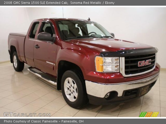 2008 GMC Sierra 1500 SLE Extended Cab in Sonoma Red Metallic