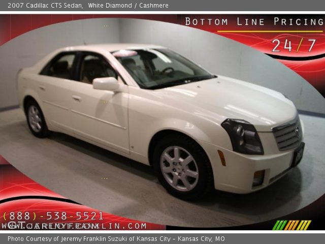 2007 Cadillac CTS Sedan in White Diamond