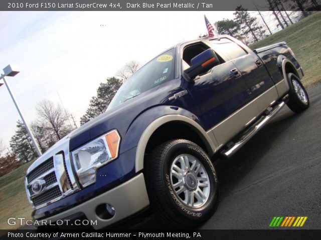 2010 Ford F150 Lariat SuperCrew 4x4 in Dark Blue Pearl Metallic