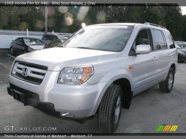 2008 Honda Pilot EX 4WD in Billet Silver Metallic