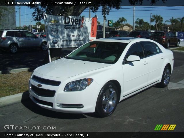 2011 Chevrolet Malibu LT in Summit White