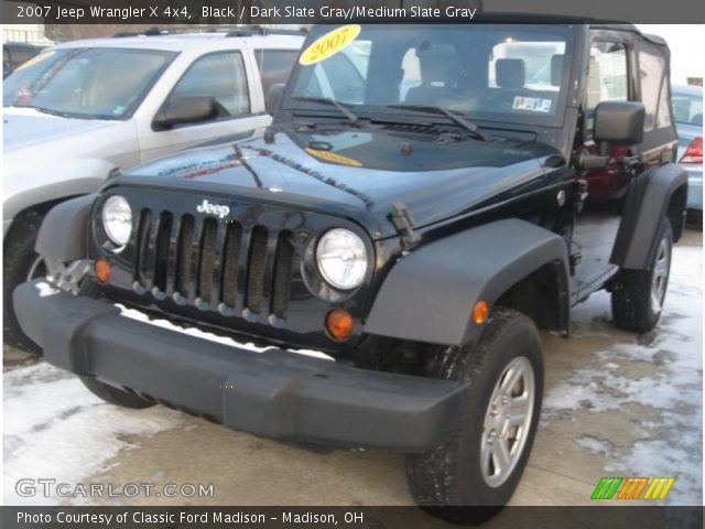 2007 Jeep Wrangler X 4x4 in Black
