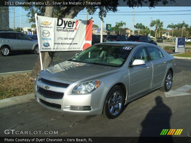 2011 Chevrolet Malibu LT in Silver Ice Metallic