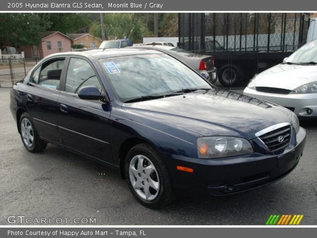 2005 Hyundai Elantra GLS Sedan in Moonlit Blue