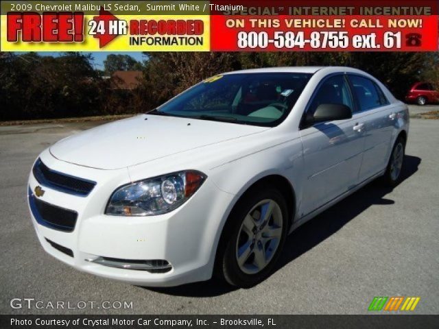 2009 Chevrolet Malibu LS Sedan in Summit White