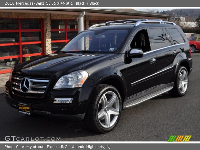 Black 2010 Mercedes Benz Gl 550 4matic Black Interior