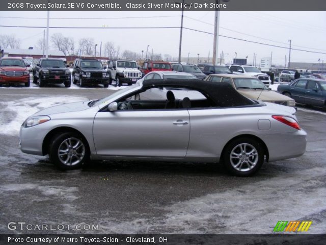 2008 Toyota Solara SE V6 Convertible in Classic Silver Metallic