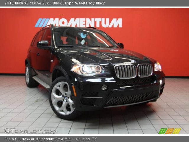 2011 BMW X5 xDrive 35d in Black Sapphire Metallic
