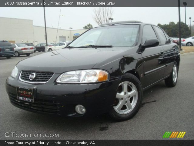 2003 Nissan Sentra 2.5 Limited Edition in Blackout