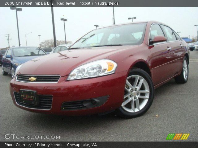 2008 Chevrolet Impala LTZ in Red Jewel Tintcoat
