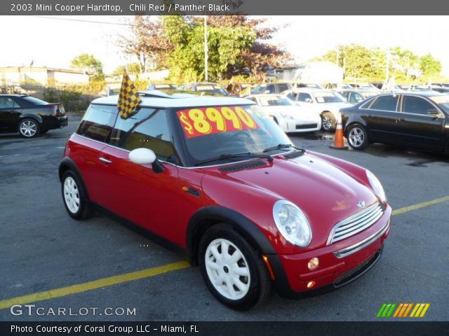 2003 Mini Cooper Hardtop in Chili Red