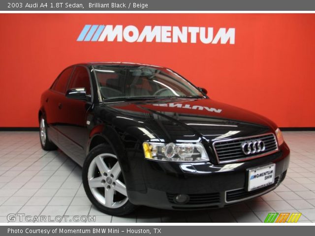 2003 Audi A4 1.8T Sedan in Brilliant Black