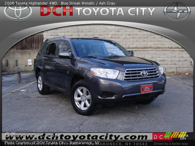 2008 Toyota Highlander 4WD in Blue Streak Metallic