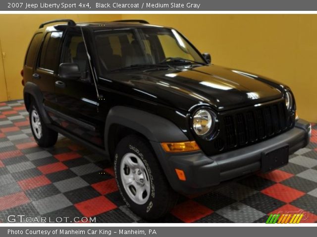 2007 Jeep Liberty Sport 4x4 in Black Clearcoat