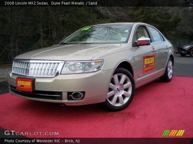 2008 Lincoln MKZ Sedan in Dune Pearl Metallic
