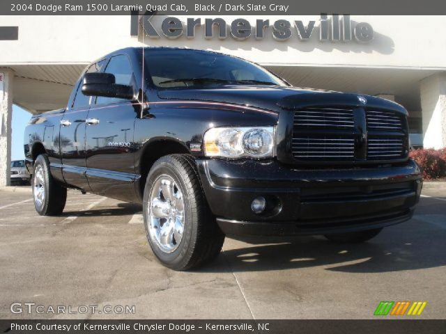 2004 Dodge Ram 1500 Laramie Quad Cab in Black