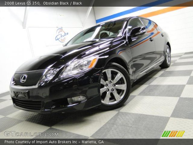 2008 Lexus GS 350 in Obsidian Black