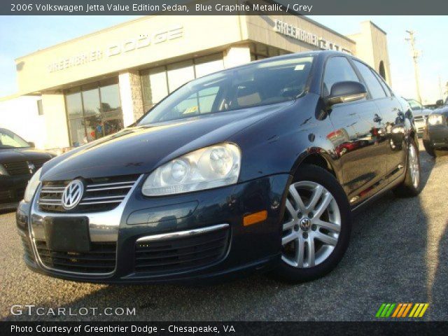 2006 Volkswagen Jetta Value Edition Sedan in Blue Graphite Metallic