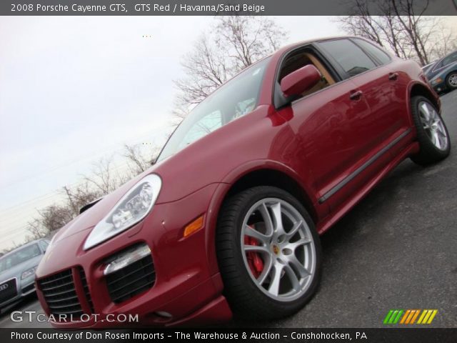 2008 Porsche Cayenne GTS in GTS Red