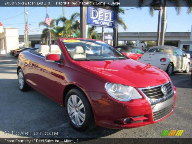 2008 Volkswagen Eos 2.0T in Paprika Red Metallic